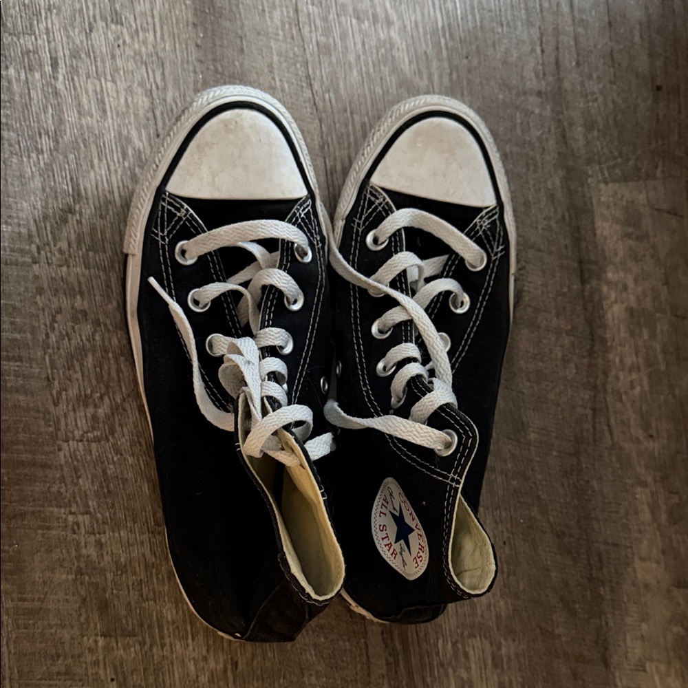 Converse Black and White High-Tops